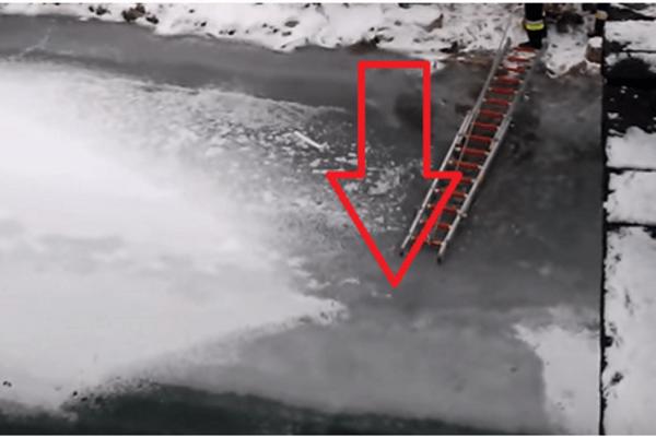 ČULI SU KRIKE ISPOD TANKOG LEDA: A kada su shvatili šta se dešava, PREPALI SU SE NA SMRT! (VIDEO)