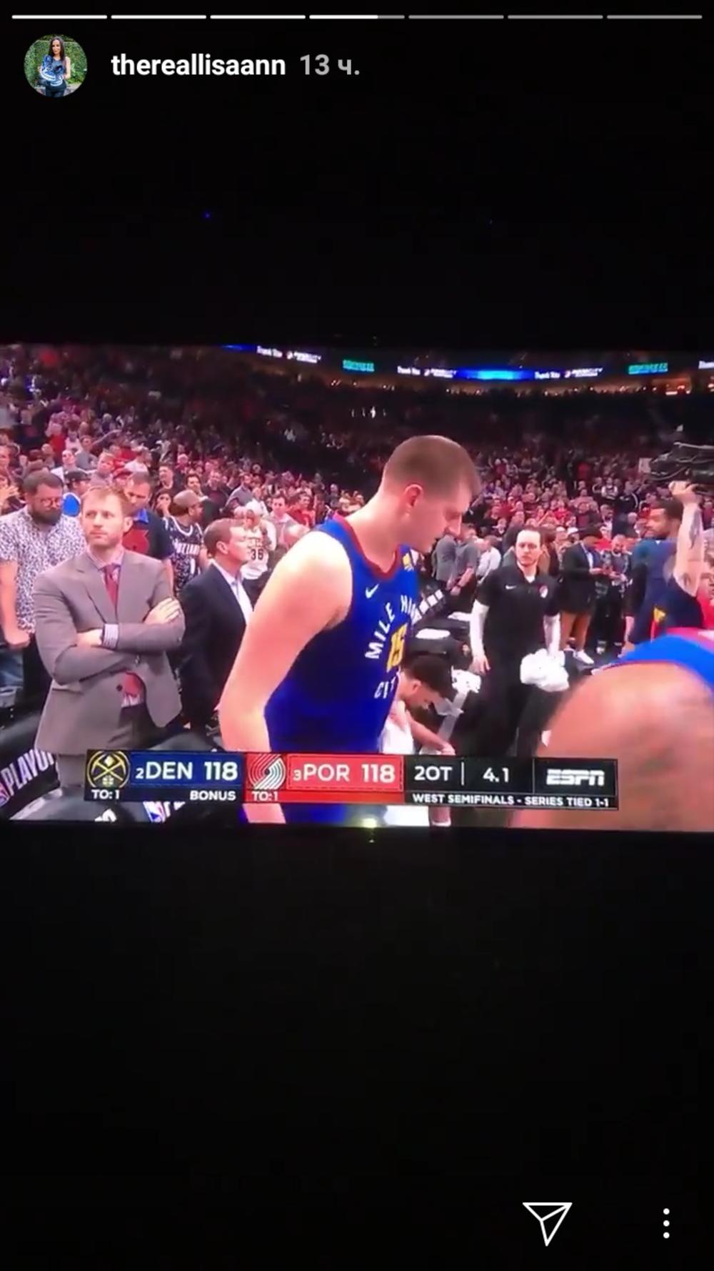 Nikola Jokić na 'storiju' kod Lise En  