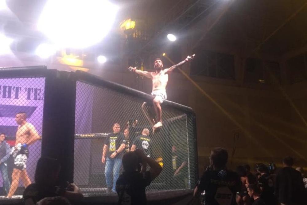 SRBIN RAZBIO HRVATA U OKTAGONU: Spektakl u Bačkoj, meč okončan gušenjem dostojnim UFC borbi!