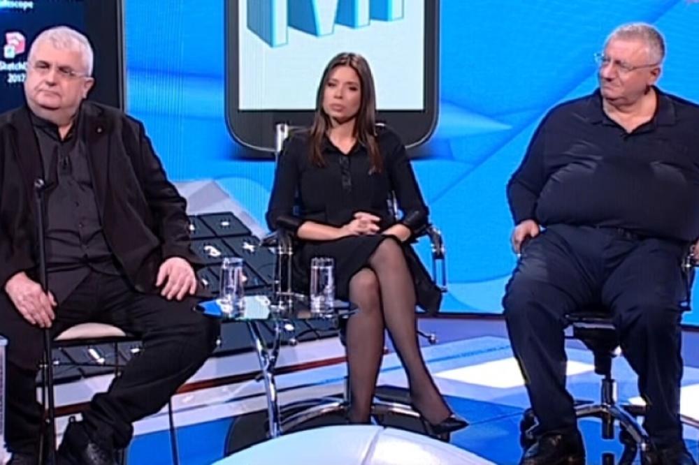 KAD 150 KG UDARI NA 150 KG! Neviđen FAJT Šešelja i Čanka u emisiji Hit Tvit!