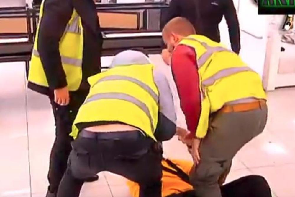 PREKID PROGRAMA ZBOG BRUTALNOG NASRTAJA: Zadrugar UDARIO na Staniju, obezbeđenje ga OBORILO na pod! (VIDEO)