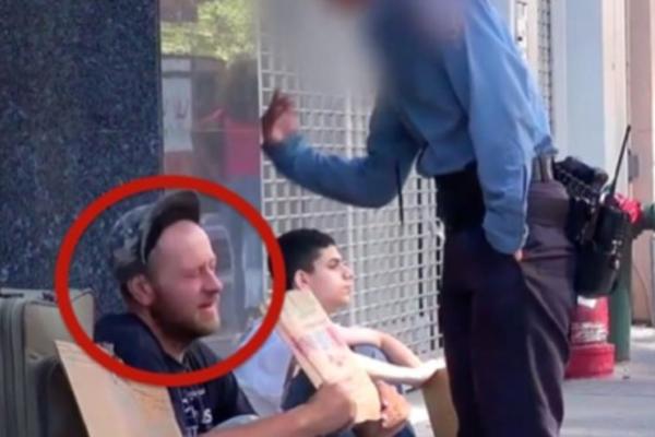 POLICAJKA UDARILA BESKUĆNIKA, a reakcija DEČAKA koji sedi iza njega će vas rastužiti! (VIDEO)
