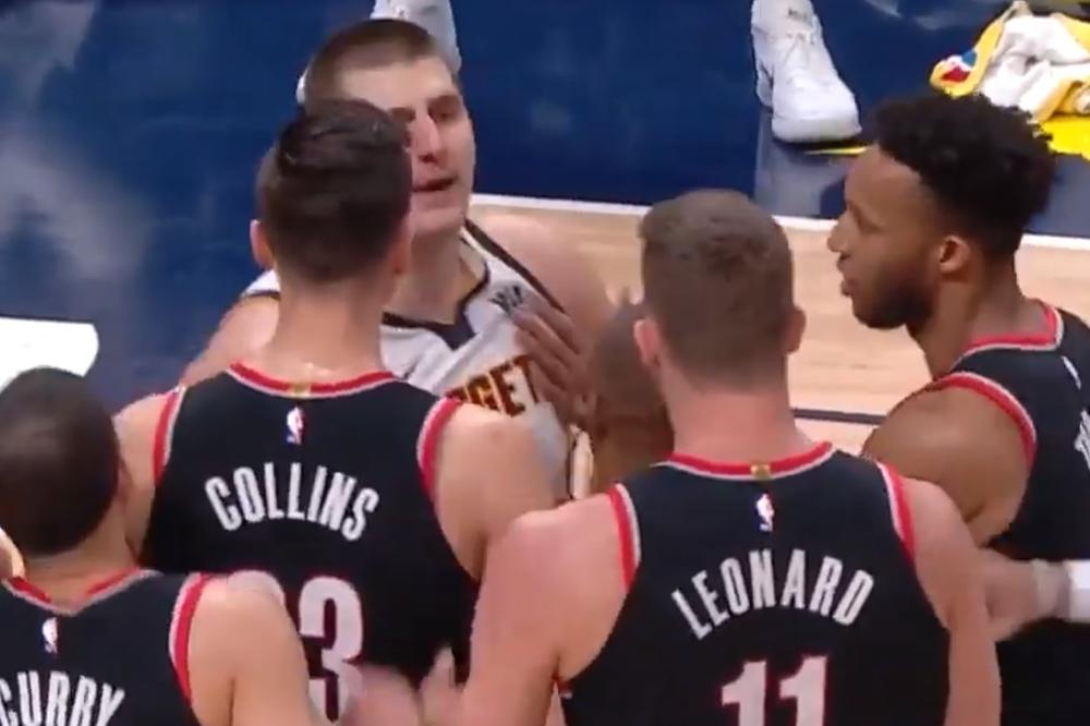 FAJT U NBA: Jokić se sam zaleteo na ceo tim Portlanda!