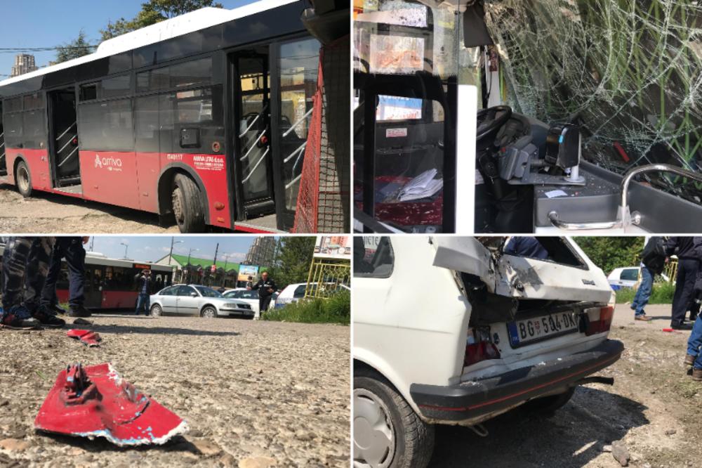 PRVE FOTOGRAFIJE UDESA U CENTRU BEOGRADA! Srča, razlupana vozila, I LJUDI KOJI SE TRESU OD STRAHA! (FOTO)