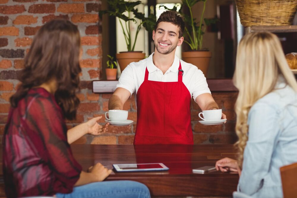 Konobar, Kafić, Kafa, Usluga