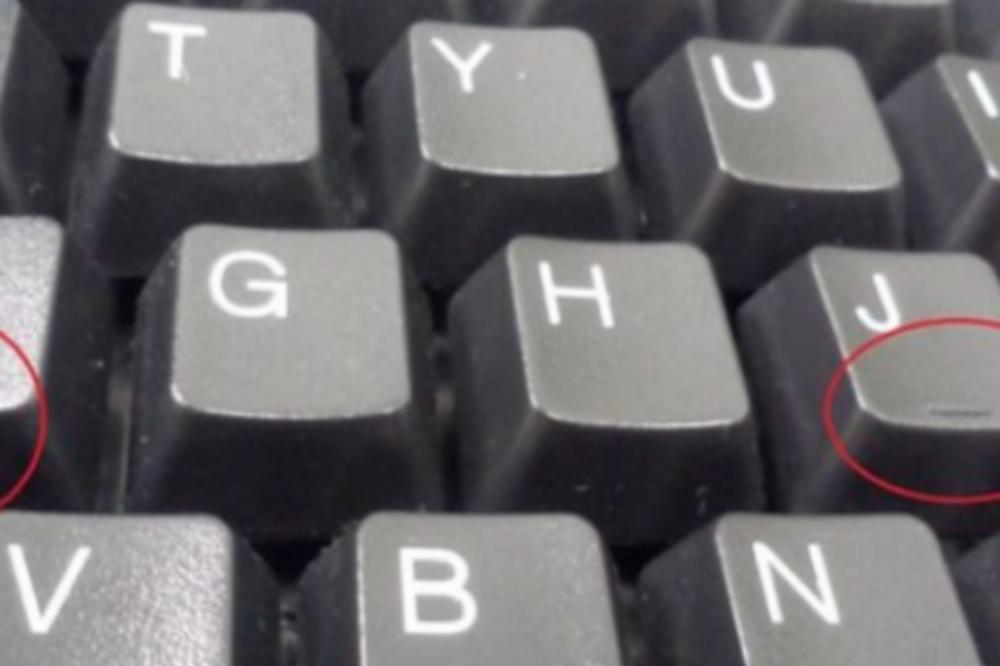 ZNATE LI ZAŠTO TIPKE  F i J NA TASTATURI IMAJU IZBOČINE? Nikada ne biste REKLI!