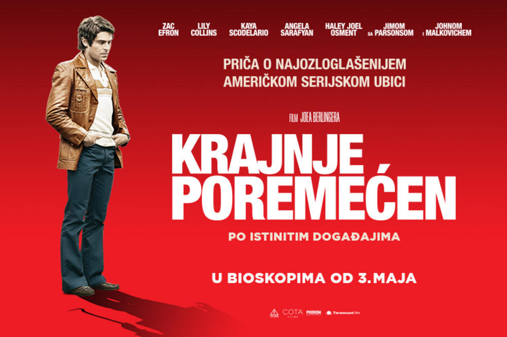 ESPRESO VAS VODI U BIOSKOP: Delimo 3x2 karte za film KRAJNJE POREMEĆEN, ŠOKANTNO OKRUTAN I ZAO