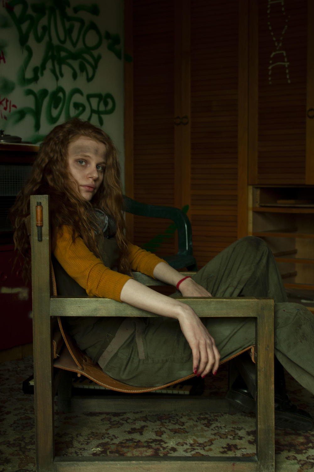 Jovana Milovanović na setu  