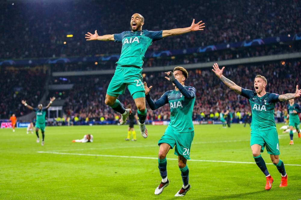 Lukaš Moura je postigao sva tri gola za Ajaks protiv Totenhema