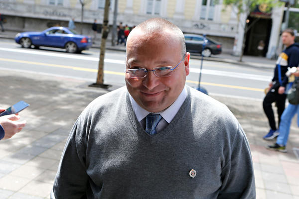 VULETIĆ BESAN NA GROBARE: Potpredsednik crno-belih podržao Šćekića i sa Vokrijem poslao poruku navijačima Partizana