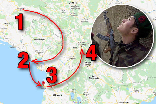 KOSOVO JE CENTAR ŠVERCA ORUŽJA! Haradinaj i Alija vode POSAO i zgrću MILIONE. Ovo je MAPA puta TRGOVINE ORUŽJEM