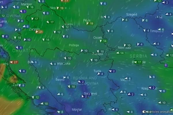 PRETI NAM NAJJAČI UDAR CIKLONA: Snažno nevreme nam stiže IZ HRVATSKE! (VIDEO)