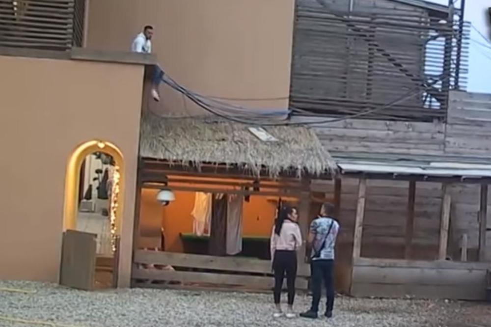NAKON SVAĐE S DAVIDOM LAZAR SE POPEO NA KROV: Dragojević i Ana Korać ga UZALUDNO MOLE DA SIĐE (VIDEO)