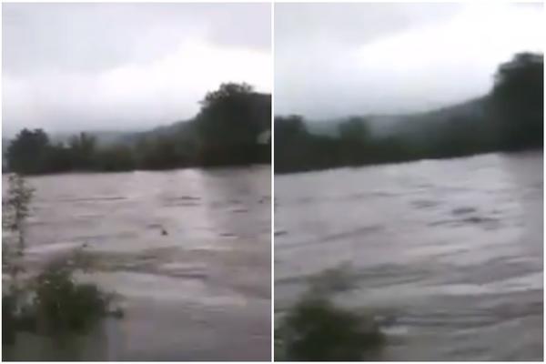 POPLAVLJENA SAM, STRAŠNO JE! Žena iz Doboja je snimila jezero ispred kuće, JEZIVO JE (VIDEO)