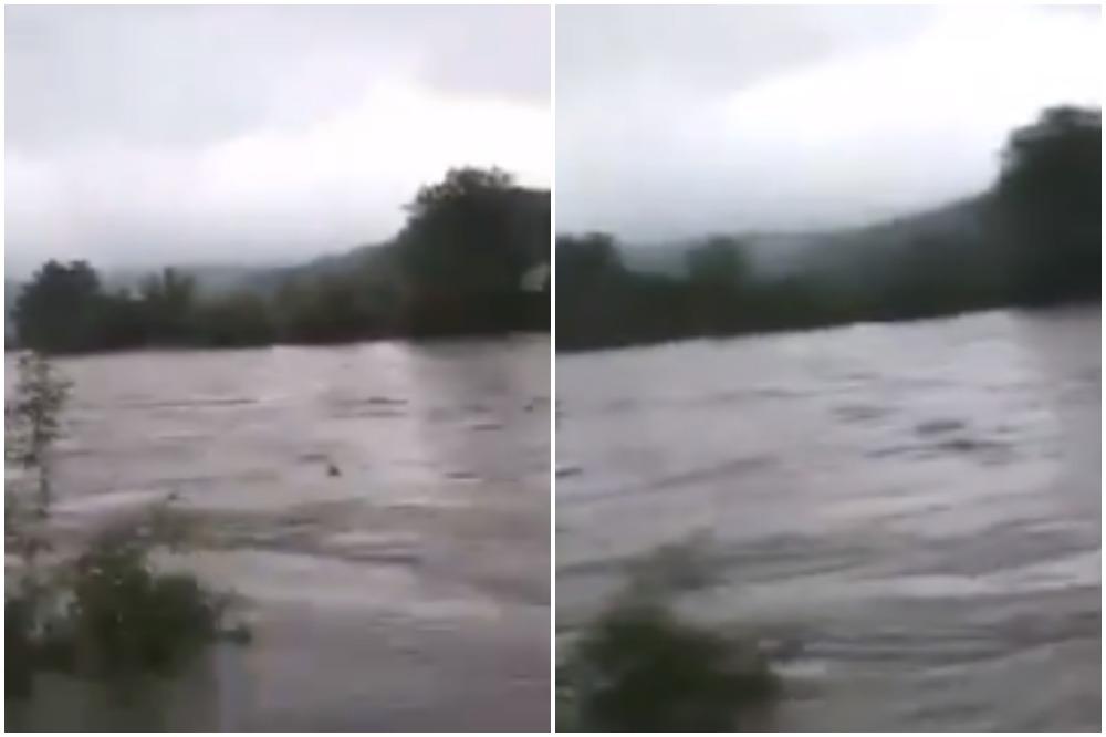 POPLAVLJENA SAM, STRAŠNO JE! Žena iz Doboja je snimila jezero ispred kuće, JEZIVO JE (VIDEO)