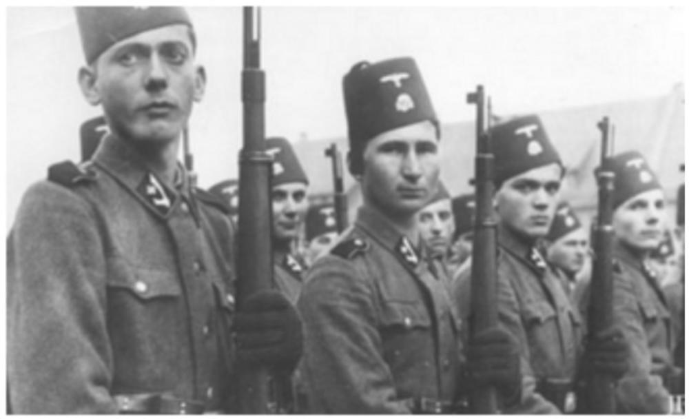 Pripadnici Handžar divizije