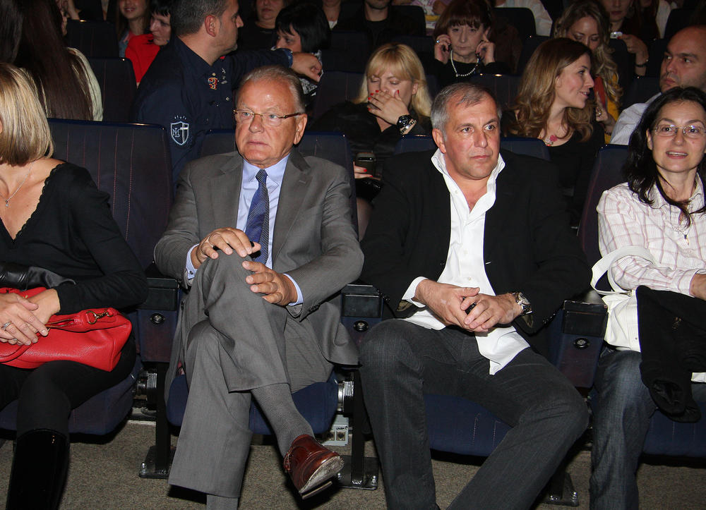 Duda Ivković sa kumom Željkom Obradovićem