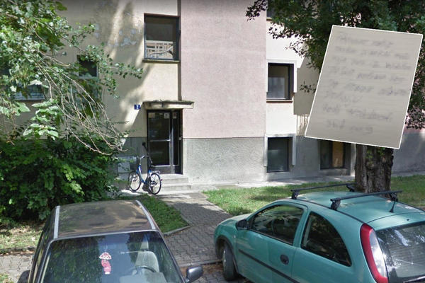 LUDAK PUCAO IZ VAZDUŠNE PUŠKE, A SADA JE OSVANULA MISTERIOZNA PORUKA: Na vratima zgrade izdato upozorenje?! (FOTO)