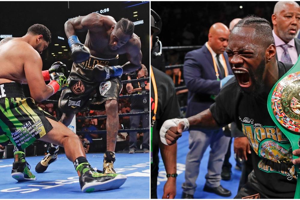 VAJLDER BRUTALNO I ZVERSKI NOKAUTIRAO BREZILA U PRVOJ RUNDI: Ovakav udarac se viđa JEDNOM U STO GODINA! (VIDEO)