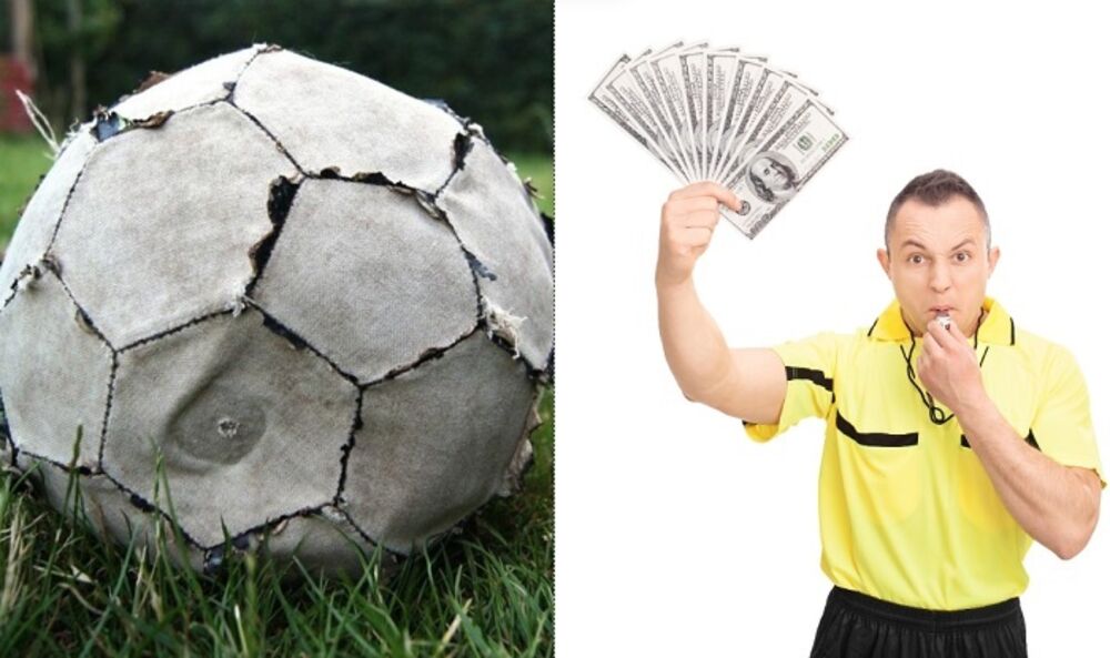 Novac, Fudbalski sudija, Fudbalska lopta, Nameštanje utakmica, Nemaštanje utakmice