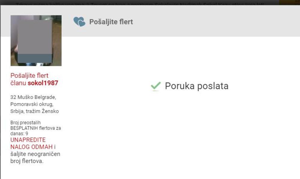 Znak da je flert započet  