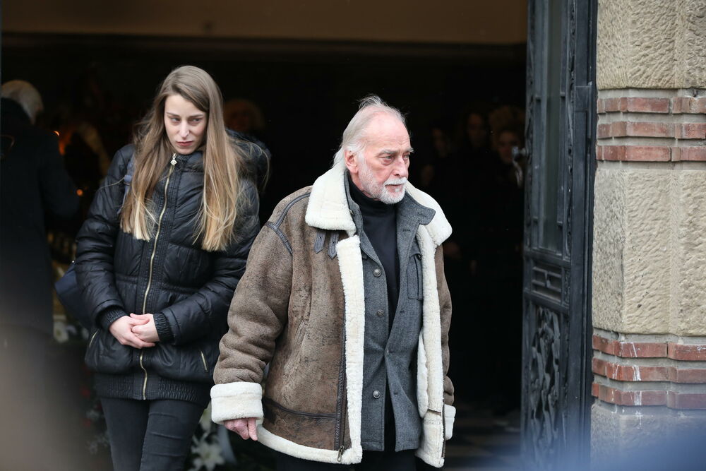 Tanasije Uzunović sa ćerkom