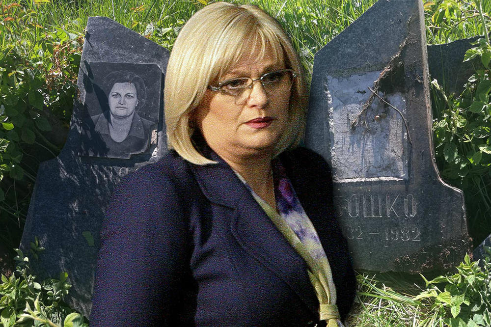 ALBANCI UNIŠTILI SPOMENIK RODITELJA JORGOVANKE TABAKOVIĆ! Strašne scene u Vučitrnu (FOTO S LICA MESTA)