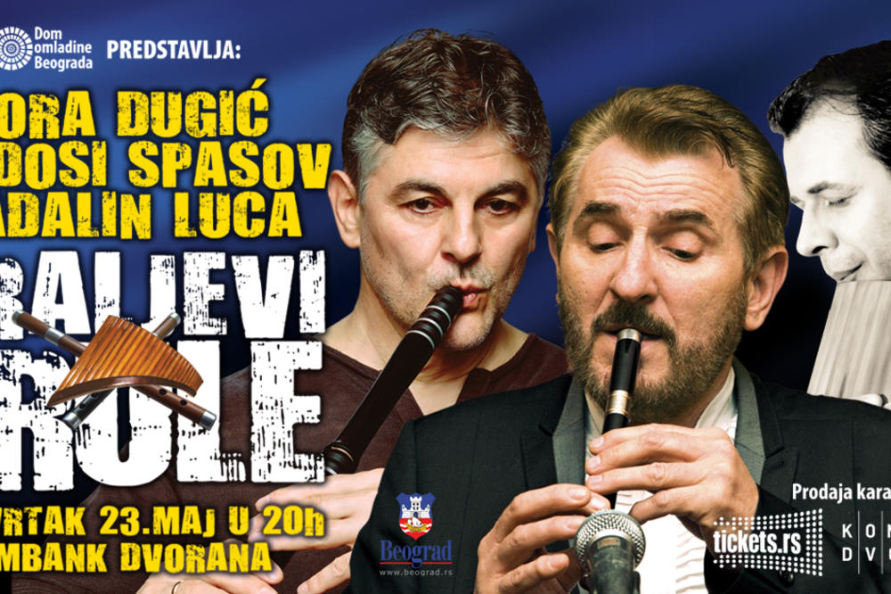 ESPRESO VAS VODI NA KONCERT: Bora Dugić, Teodosi Spasov i Madalin Luka u Kombank dvorani