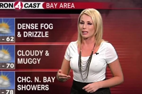 Nećete moći da odvratite pogled od NJENE MAJICE, brzo ćete shvatiti zašto! Ova BOGINJA je NOVA VODITELJKA PROGNOZE