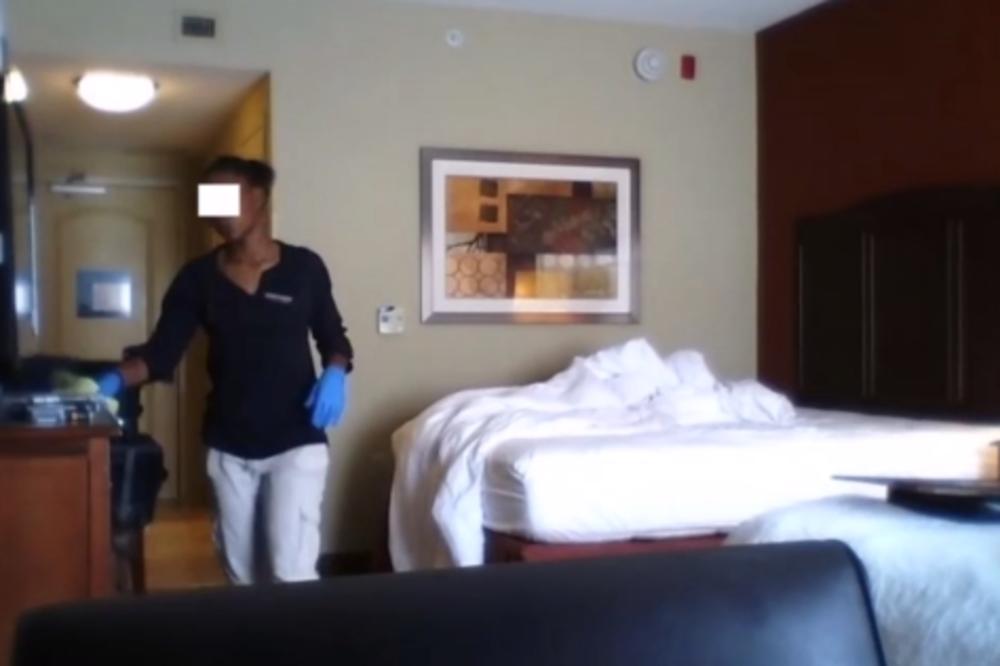 GOST HOTELA POSTAVIO KAMERU U SOBU DA BI PROVERIO SPREMAČICE: Evo šta ZAISTA RADE kad vi niste tamo! (VIDEO)