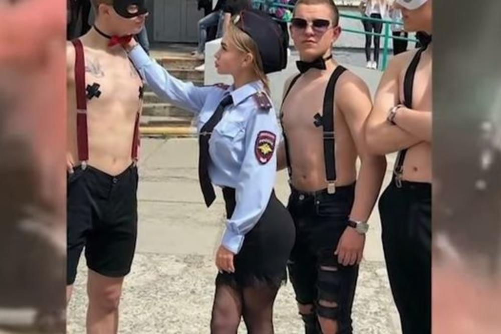 BDSM MATURANTI: Učenici iz Vladivostoka poslednji dan u školi proslavili POLUGOLI! Prizvali i policiju! (VIDEO)