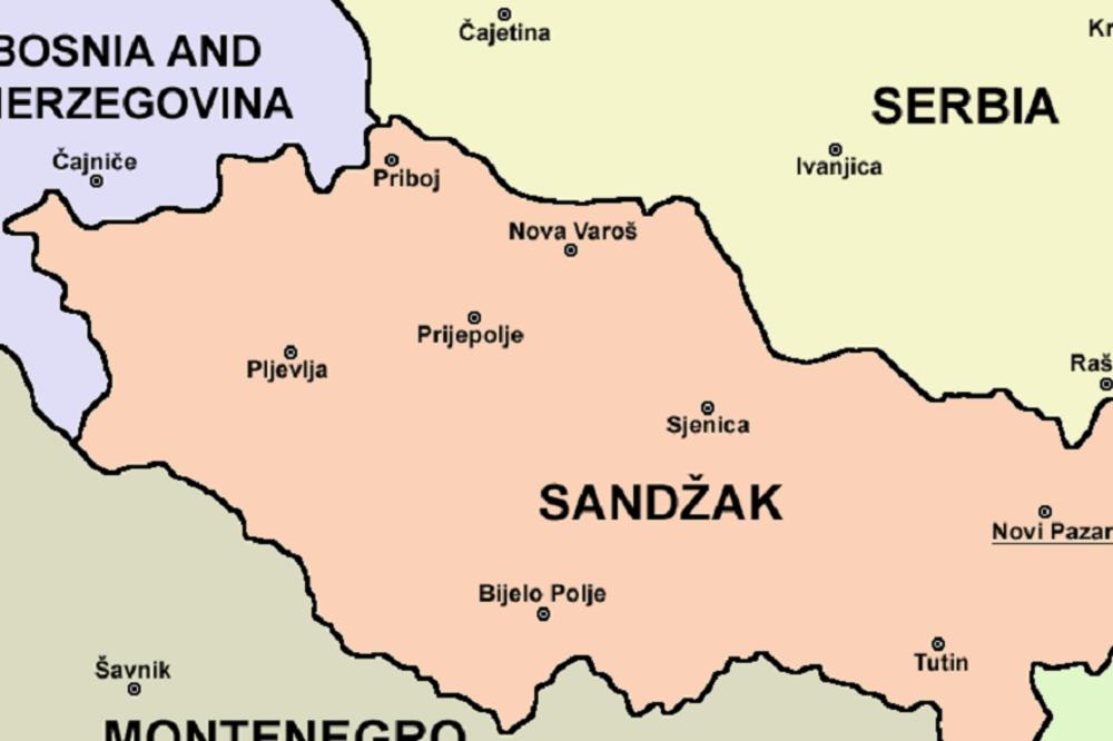 OVO SU GRANICE SANDŽAKA KOJE TRAŽE UGLJANIN I BOŠNJACI! Uzimaju deo Srbije i Crne Gore, a evo šta još HOĆE!