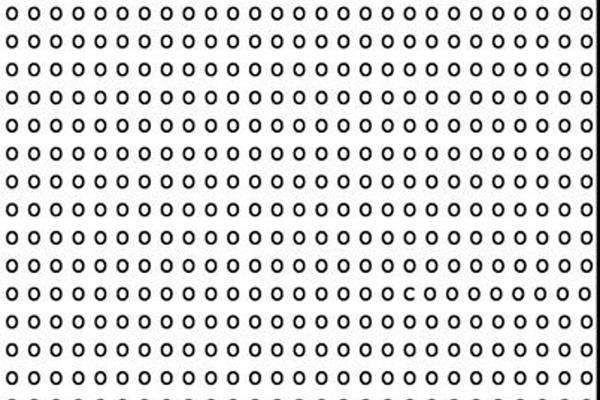 99% LJUDI NE UME DA REŠI OVAJ JEDNOSTAVNI TEST: Treba samo da pronađete slovo C! Da li spadate u 1%?