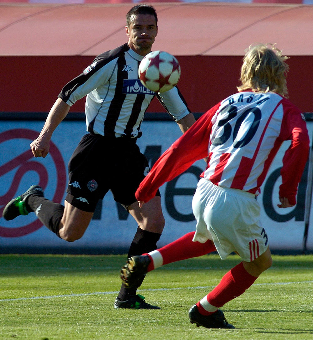 Zoran Mirković i Dušan Basta na jednom od derbija  