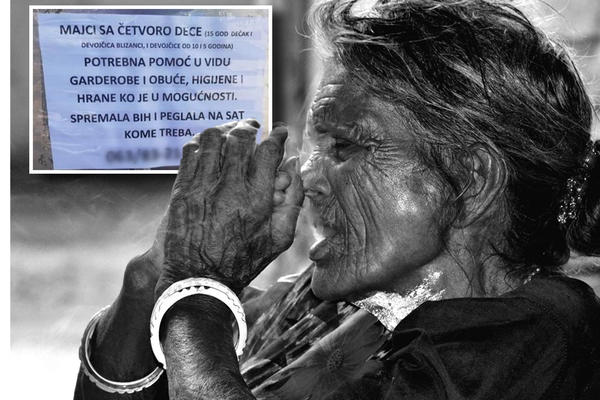 MAJKA ČETVORO DECE NEMA NI ZA HRANU! Ovo je najtužniji oglas u Srbiji! IMA LI NEKOG KO HOĆE DA JOJ POMOGNE? (FOTO)