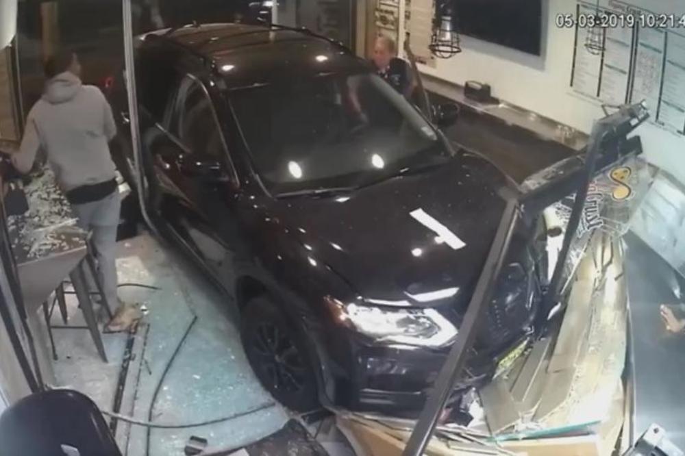 PIJANA UČITELJICA UMALO UBILA TROJE LJUDI! Popila, sela za volan, pa u punoj brzini ULETELA U LOKAL (VIDEO)