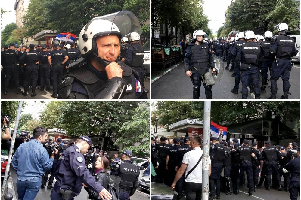 HAOS U CENTRU BEOGRADA: Pred otvaranje festivala MIRDITA, DOBAR DAN izbio sukob sa policijom! (FOTO) (VIDEO)