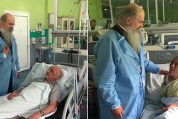 EPISKOP TEODOSIJE POSETIO POVREĐENE U JUČERAŠNJOJ BRUTALNOJ AKCIJI ROSU: Posebno zahvalio LEKARIMA na trudu! (FOTO)