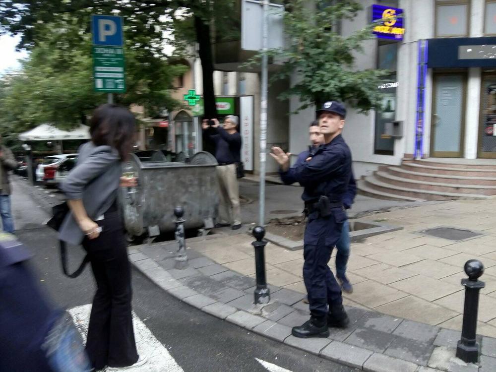 Incident pred otvaranje festivala Mirdita  