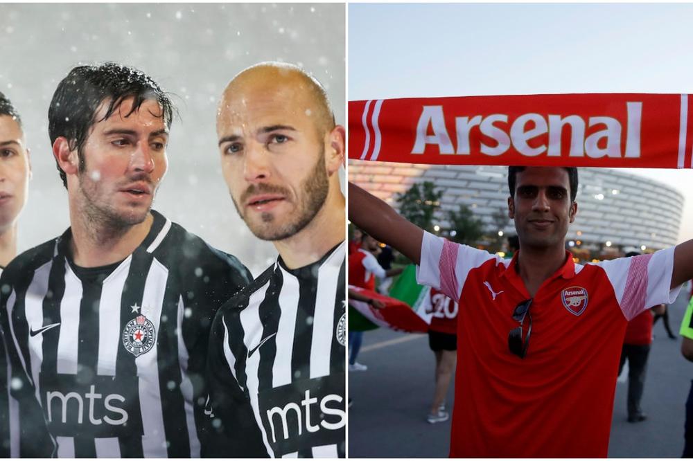NAVIJAČI PARTIZANA VEČERAS NAVIJAJU ZA ARSENAL: Razlog je i više nego bitan!