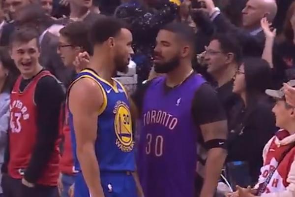 DREJK PRAVIO PROBLEME U NBA FINALU: Obukao dres Karijevog oca, pa mu se unosio u facu i vređao Drejmonda i Kleja!