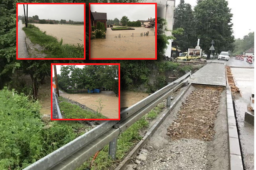 CRKVENA ZVONA U SRPSKIM SELIMA UPOZORAVAJU NA OPASNOST! Bujica nosi sve pred sobom, ODNELA JE I JEDAN MOST