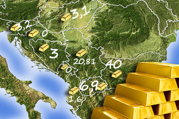 VUČIĆ NAREDIO - SRBIJA KUPUJE ZLATO! Zlatna groznica TRESE Balkan, Srbi ga IMAJU NA TONE, a evo koliko imaju Hrvati