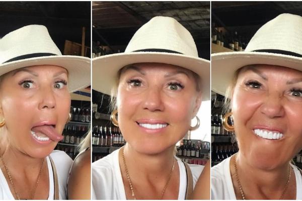 LEPA BRENA SE OPUSTILA UZ VINO PA OBJAVILA URNEBESNE FOTKE: Bez blama se zezala na svoj račun, a komentari PLJUŠTE