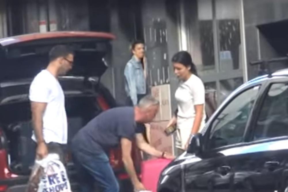 EKSKLUZIVNI SNIMAK ANASTASIJE RAŽNATOVIĆ KAKO SE SELI KOD DEČKA: Više ga ne krije, uzeli su zajednički stan!