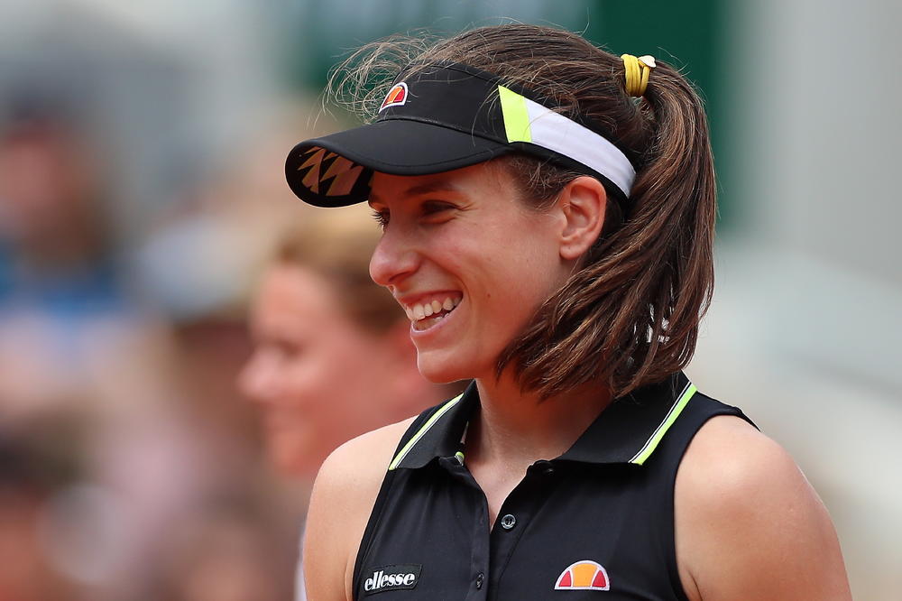 SKINULA KLETVU POSLE 36 GODINA: Konta razbila Stivensovu za polufinale Rolan Garosa protiv Vondrušove!