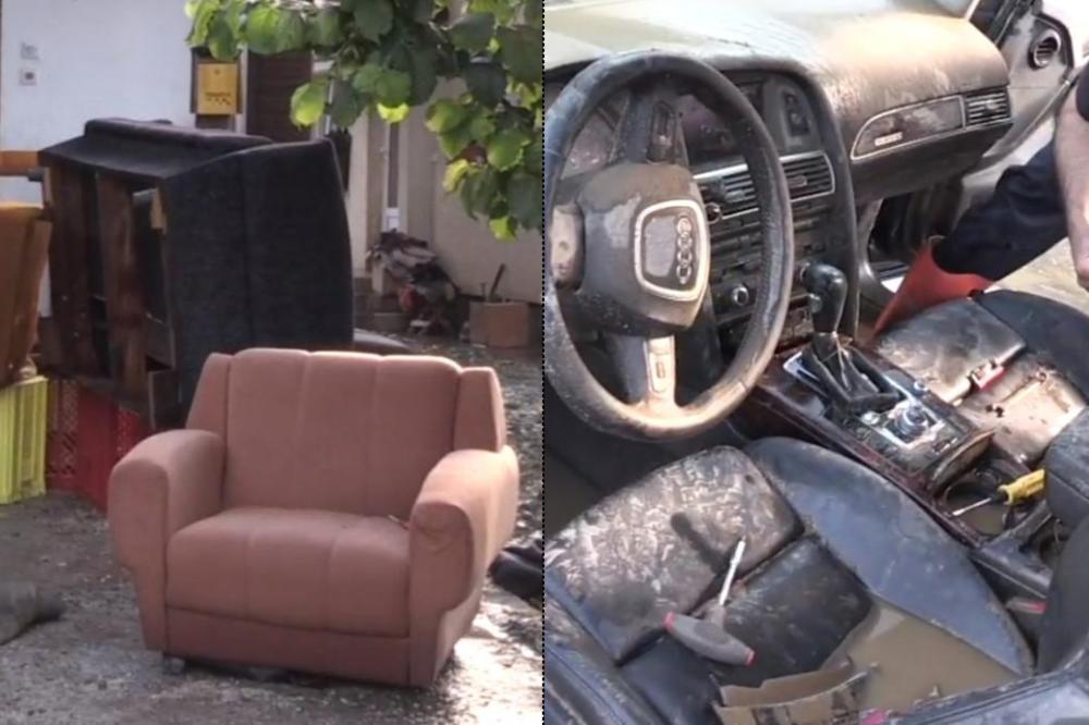 PROPAST U LUČANIMA: Poplave potpuno uništile domaćinstva! Narod i stoka bežali od bujice!