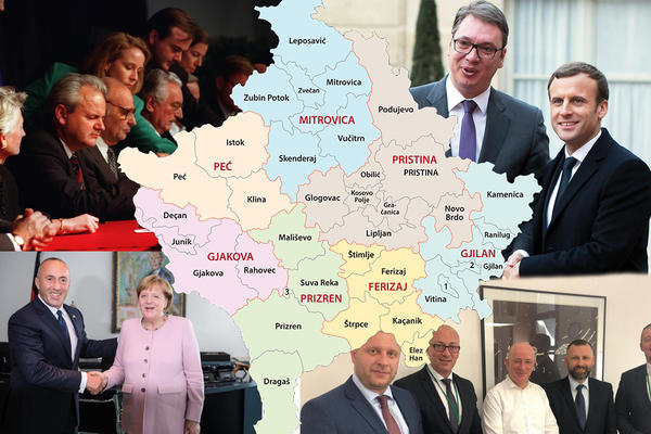 MERKELOVA I MAKRON UCENJUJU SRBE I ALBANCE DA POTPIŠU VELIKI SPORAZUM: Da li nam ŠATL DIPLOMATIJA sprema DEJTON 2?