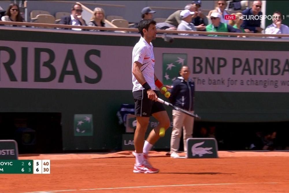 DA LI SI TI IKAD IGRAO TENIS? Nole izgubio set od Tima, pa brutalno izribao sudiju!