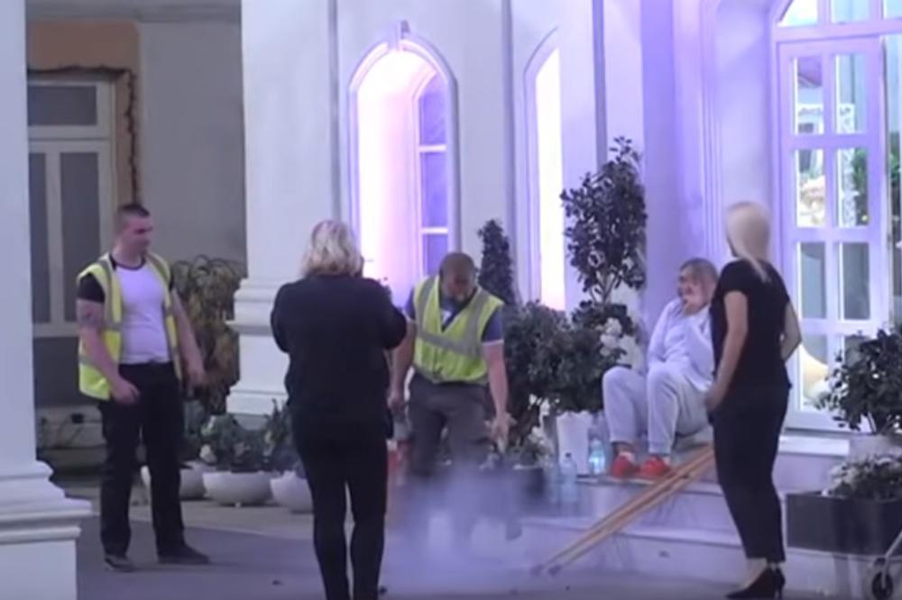 VATRA U ZADRUZI: Zapalili Brendonove stvari iz OSVETE, obezbeđenje GASILO POŽAR!